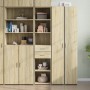 Ingenieurholz-Sideboard Eiche Sonoma 40x42,5x185 cm von , Sideboards - Ref: Foro24-3281443, Preis: 128,93 €, Rabatt: %