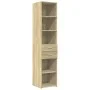 Aparador de madera de ingeniería roble Sonoma 40x42,5x185 cm by , Sideboards - Ref: Foro24-3281443, Price: 126,88 €, Discount: %