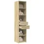 Aparador de madera de ingeniería roble Sonoma 40x42,5x185 cm by , Sideboards - Ref: Foro24-3281443, Price: 126,88 €, Discount: %