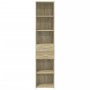 Aparador de madera de ingeniería roble Sonoma 40x42,5x185 cm