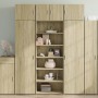 Aparador alto madera de ingeniería roble Sonoma 70x41x185 cm by , Sideboards - Ref: Foro24-3281689, Price: 124,92 €, Discount: %