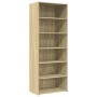 Aparador alto madera de ingeniería roble Sonoma 70x41x185 cm by , Sideboards - Ref: Foro24-3281689, Price: 124,92 €, Discount: %