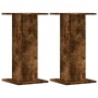 Soportes altavoces 2 uds madera roble ahumado 30x30x60 cm de , Soportes para altavoces - Ref: Foro24-852658, Precio: 48,56 €,...