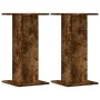 Soportes altavoces 2 uds madera roble ahumado 30x30x60 cm by , Speaker stands - Ref: Foro24-852658, Price: 53,86 €, Discount: %