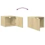 Wandschrank aus Sonoma-Eichenfurnierholz 50x42,5x40 cm von , Sideboards - Ref: Foro24-846112, Preis: 47,94 €, Rabatt: %
