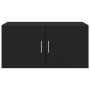 Wandschrank aus schwarzem Ingenieurholz 80x42,5x40 cm von , Sideboards - Ref: Foro24-846125, Preis: 61,76 €, Rabatt: %