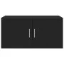 Wandschrank aus schwarzem Ingenieurholz 80x42,5x40 cm von , Sideboards - Ref: Foro24-846125, Preis: 61,00 €, Rabatt: %