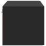 Armario de pared madera de ingeniería negro 80x42,5x40 cm by , Sideboards - Ref: Foro24-846125, Price: 61,76 €, Discount: %