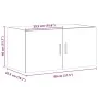 Wandschrank aus schwarzem Ingenieurholz 80x42,5x40 cm von , Sideboards - Ref: Foro24-846125, Preis: 61,00 €, Rabatt: %