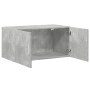 Armario de pared madera ingeniería gris hormigón 80x42,5x40 cm by , Sideboards - Ref: Foro24-846127, Price: 67,92 €, Discount: %