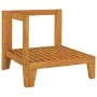 Ecksofa und Kissen aus dunkelgrauem Akazienholz von vidaXL, Modulare Sofas für den Außenbereich - Ref: Foro24-312149, Preis: ...