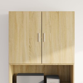 Wandschrank aus Sonoma-Eichenfurnierholz 80x42,5x64 cm von , Sideboards - Ref: Foro24-846133, Preis: 83,85 €, Rabatt: %