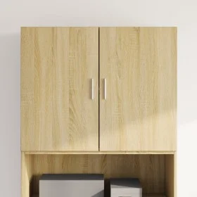 Wandschrank aus Sonoma-Eichenfurnierholz 80x42,5x64 cm von , Sideboards - Ref: Foro24-846133, Preis: 82,64 €, Rabatt: %