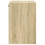 Wandschrank aus Sonoma-Eichenfurnierholz 80x42,5x64 cm von , Sideboards - Ref: Foro24-846133, Preis: 82,64 €, Rabatt: %