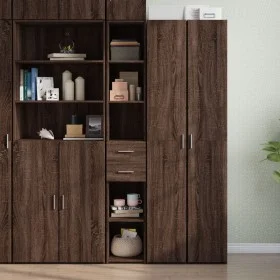 Ingenieurholz-Sideboard in Eichenbraun 30x42,5x185 cm von , Sideboards - Ref: Foro24-846242, Preis: 98,47 €, Rabatt: %