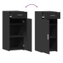 Aparador de madera de ingeniería marrón roble 30x42,5x185 cm by , Sideboards - Ref: Foro24-846242, Price: 100,09 €, Discount: %