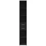 Aparador de madera de ingeniería negro 30x42,5x185 cm de , Aparadores - Ref: Foro24-846237, Precio: 101,28 €, Descuento: %