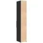 Aparador de madera de ingeniería negro 30x42,5x185 cm de , Aparadores - Ref: Foro24-846237, Precio: 101,28 €, Descuento: %