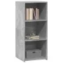 Aparador de madera de ingeniería gris hormigón 40x41x93 cm by , Sideboards - Ref: Foro24-846351, Price: 47,04 €, Discount: %