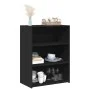 Aparador de madera de ingeniería negro 70x41x93 cm by , Sideboards - Ref: Foro24-846370, Price: 66,07 €, Discount: %