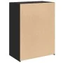 Aparador de madera de ingeniería negro 70x41x93 cm by , Sideboards - Ref: Foro24-846370, Price: 66,07 €, Discount: %