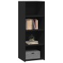 Aparador alto madera ingeniería negro 45x41x124 cm by , Sideboards - Ref: Foro24-846391, Price: 67,91 €, Discount: %