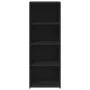 Aparador alto madera ingeniería negro 45x41x124 cm by , Sideboards - Ref: Foro24-846391, Price: 67,01 €, Discount: %