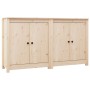 Sideboard 2 Stück aus massivem Kiefernholz 70x35x80 cm von vidaXL, Sideboards - Ref: Foro24-3114064, Preis: 207,35 €, Rabatt: %