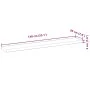 Estante flotante madera maciza de acacia sin tratar 140x20x4 cm by , Shelves and shelves - Ref: Foro24-3279435, Price: 59,14 ...