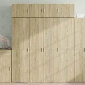 Ingenieurholz-Sideboard Eiche Sonoma 80x42,5x185 cm von , Sideboards - Ref: Foro24-3281436, Preis: 199,03 €, Rabatt: %