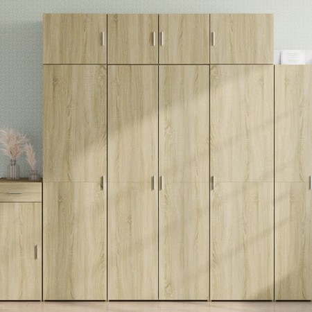 Ingenieurholz-Sideboard Eiche Sonoma 80x42,5x185 cm von , Sideboards - Ref: Foro24-3281436, Preis: 198,63 €, Rabatt: %