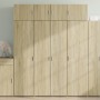 Ingenieurholz-Sideboard Eiche Sonoma 80x42,5x185 cm von , Sideboards - Ref: Foro24-3281436, Preis: 198,63 €, Rabatt: %