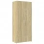 Aparador de madera de ingeniería roble Sonoma 80x42,5x185 cm by , Sideboards - Ref: Foro24-3281436, Price: 202,93 €, Discount: %