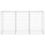 Muro de gaviones con cubiertas acero galvanizado 200x60x100 cm de vidaXL, Paneles de vallas - Ref: Foro24-147815, Precio: 98,...