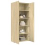 Ingenieurholz-Sideboard Eiche Sonoma 80x42,5x185 cm von , Sideboards - Ref: Foro24-3281436, Preis: 198,63 €, Rabatt: %