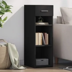 Schwarzer Schrank aus Holzwerkstoff 40x42,5x93 cm von , Sideboards - Ref: Foro24-846307, Preis: 51,84 €, Rabatt: %
