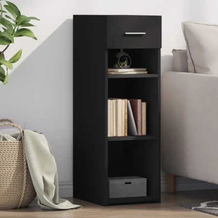 Aparador de madera de ingeniería negro 40x42,5x93 cm by , Sideboards - Ref: Foro24-846307, Price: 51,84 €, Discount: %