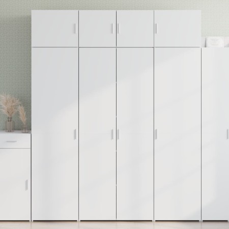 Hoher Schrank aus weißem Ingenieurholz 80x42,5x185 cm von , Sideboards - Ref: Foro24-3281434, Preis: 221,18 €, Rabatt: %
