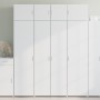 Hoher Schrank aus weißem Ingenieurholz 80x42,5x185 cm von , Sideboards - Ref: Foro24-3281434, Preis: 221,18 €, Rabatt: %
