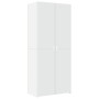 Hoher Schrank aus weißem Ingenieurholz 80x42,5x185 cm von , Sideboards - Ref: Foro24-3281434, Preis: 221,18 €, Rabatt: %