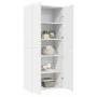 Aparador alto madera de ingeniería blanco 80x42,5x185 cm by , Sideboards - Ref: Foro24-3281434, Price: 236,33 €, Discount: %