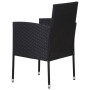 Sillas de jardín con cojines crema 2 uds ratán sintético negro by , Garden chairs - Ref: Foro24-318724, Price: 98,82 €, Disco...