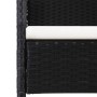 Sillas de jardín con cojines crema 2 uds ratán sintético negro by , Garden chairs - Ref: Foro24-318724, Price: 98,82 €, Disco...