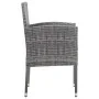 Gartenstühle mit grauen Kissen, 2 Stück, graues Kunststoffrattan von , Gartenstühle - Ref: Foro24-318705, Preis: 106,25 €, Ra...
