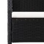Sillas de jardín con cojines crema 4 uds ratán sintético negro de , Sillas de jardín - Ref: Foro24-318707, Precio: 190,97 €, ...