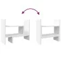Schreibtisch-Organizer aus weißem Ingenieurholz, 38,5x17x39 cm. von , Klassifizierung und Organisation - Ref: Foro24-848059, ...