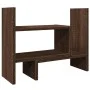 Schreibtisch-Organizer aus braunem Ingenieurholz, 38,5x17x39 cm. von , Klassifizierung und Organisation - Ref: Foro24-848065,...