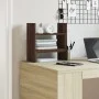 Schreibtisch-Organizer aus braunem Ingenieurholz, 38,5x17x39 cm. von , Klassifizierung und Organisation - Ref: Foro24-848065,...