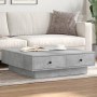 Mesa de centro madera de ingeniería gris hormigón 90x90x28 cm by , Coffee table - Ref: Foro24-848090, Price: 107,27 €, Discou...