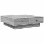 Graue Sonoma-Ingenieurholz-Couchtisch 90x90x28 cm von , Couchtisch - Ref: Foro24-848092, Preis: 113,30 €, Rabatt: %